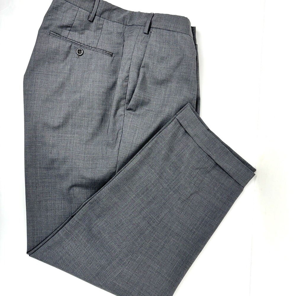 Incotex Size 42 x 28 Technowool Modern Fit Men's Dress Pants Gray Modern Fit M